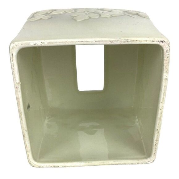 Croscill Scarborough Tissue Box Cover Ivy Leaves Heavy Square Bathroom Decor - Picture 5 of 6